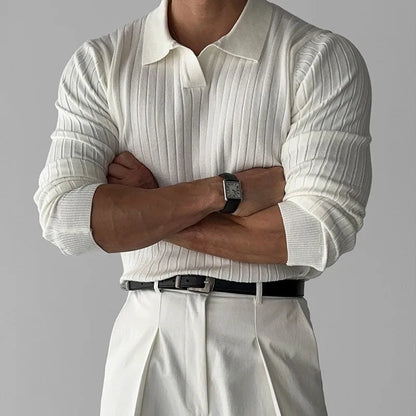 The Elite Long Sleeve Polo